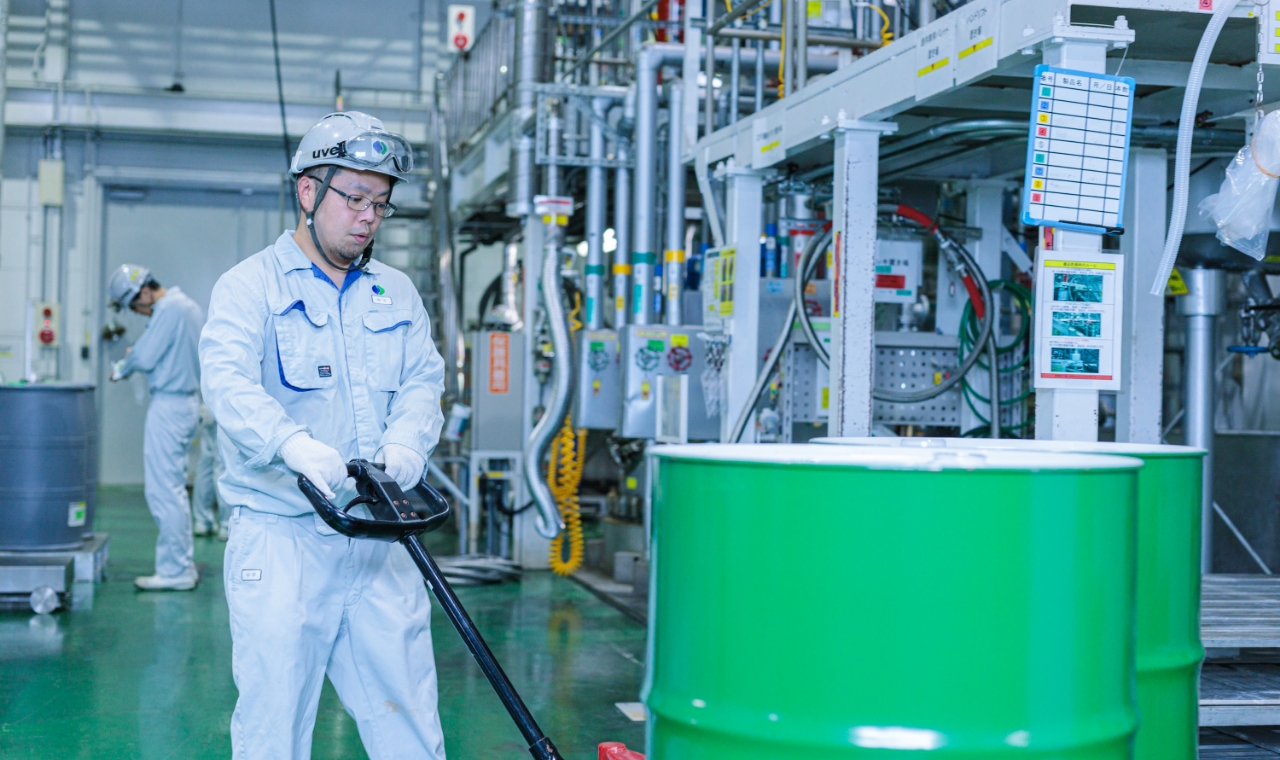 原料の準備作業